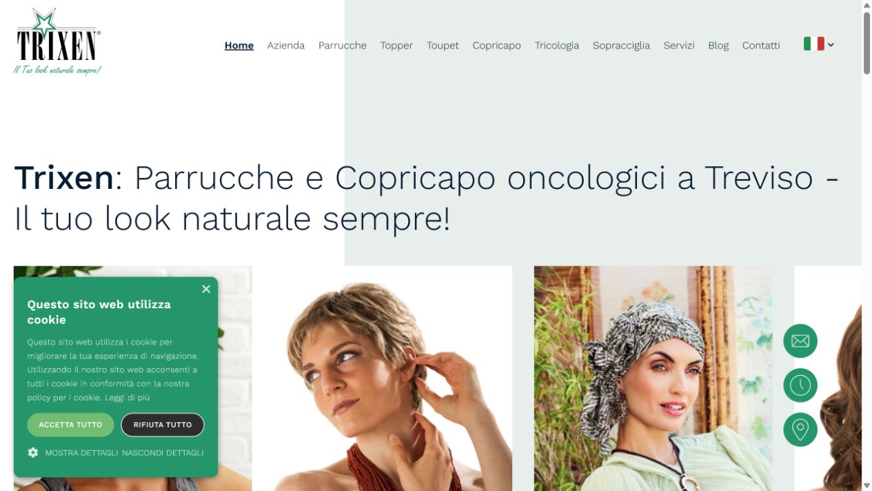 Anteprima del sito Trixen